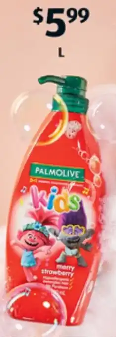 ALDI Palmolive Kids 3 in 1 Shampoo, Conditioner & Bodywash 700ml offer