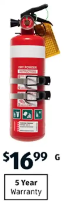 ALDI Fire Extinguisher offer