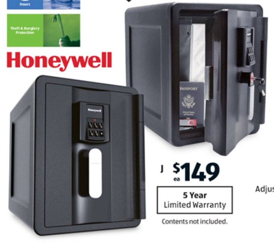 Honeywell Builtin Safe offer at ALDI