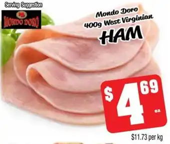 Mondo Doro 400g West Virginian HAM
