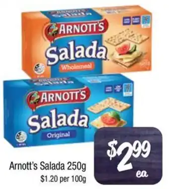 Farmer Jack's Arnott's Salada 250g offer