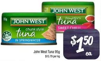 Farmer Jack's John West Tuna 95g offer
