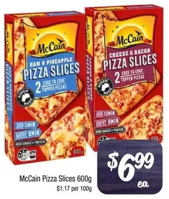 Farmer Jack's McCain Pizza Slices 600g offer