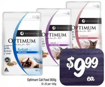 Farmer Jack's Optimum Cat Food 800g offer