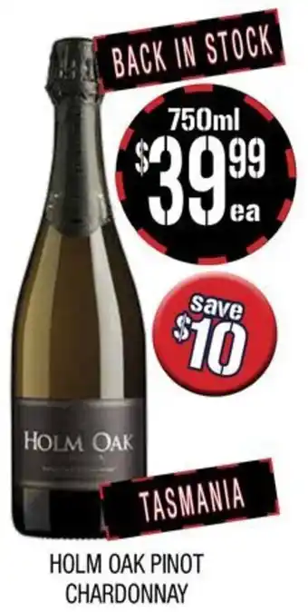 Farmer Jack's HOLM OAK PINOT CHARDONNAY 750ml offer