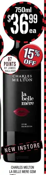 Farmer Jack's CHARLES MELTON LA BELLE MERE GSM 750ml offer