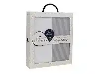 Baby Bunting Living Textiles Jersey Change Pad Cover Grey Stripe offer