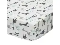 Baby Bunting The Peanut Shell Uptown Giraffe Cot Fitted Sheet Giraffes offer