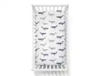 Baby Bunting Lolli Living Oceania Cot Fitted Sheet Whales offer