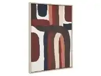 LivingStyles Lochore Framed Abstract Canvas Wall Art, 90cm offer