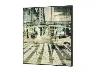 LivingStyles Urban Framed Crystal Wall Art Print, Uptown, 60cm offer