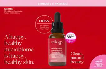 Priceline Trilogy Microbiome Complexion Renew Serum 30mL offer