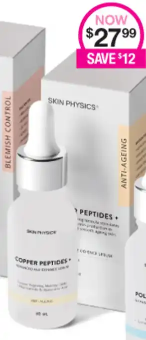 Priceline Skin Physics Copper peptides offer