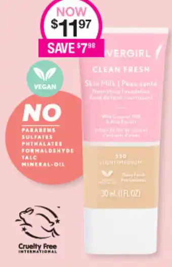Priceline Covergirl Clean Fresh Nourishing Foundation offer