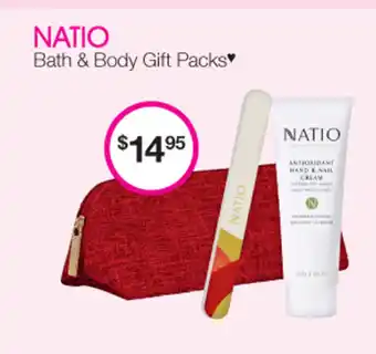Priceline Natio Bath & Body Gift Packs Antioxidant Hand & Nail Cream offer