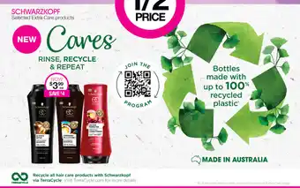 Priceline Schwarzkopf Ultimate Repair / Marrakesh Oil & Coconut Shampoo / Colour Perfector Protecting Conditioner offer