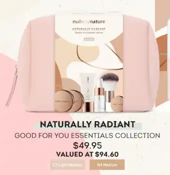 Priceline Nude by Nature Naturally Radiant Good For You Essentials Collection offer