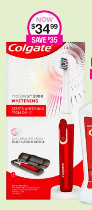 Priceline Colgate ProClinical 500R Whitening offer