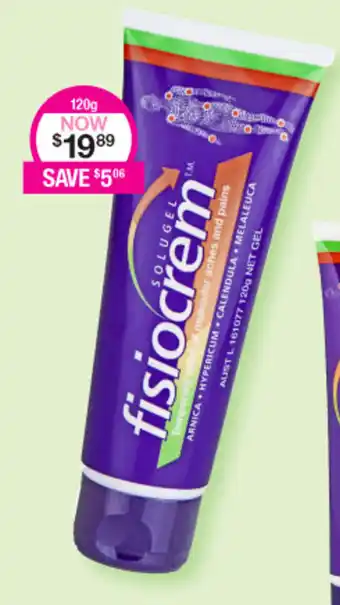 Priceline FisioCrem 120g offer
