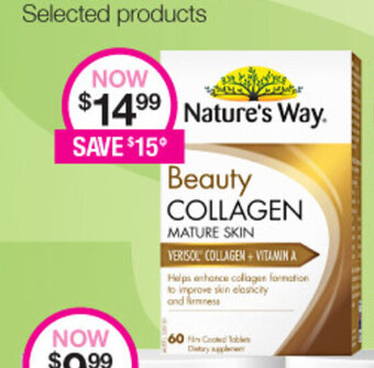 Priceline Nature's Way Beauty Collagen Mature Skin offer