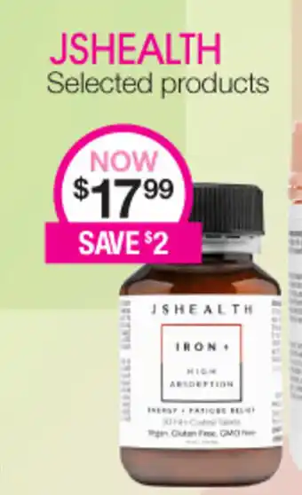 Priceline JSHealth Iron + offer