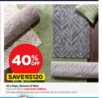 All Rugs, Runners & mats