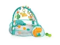 Baby Bunting Bright Starts 4-In-1 Rounds Of Fun Activity Gym & Ball Pit Blue offer