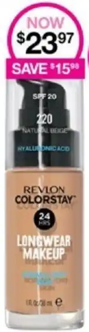 Priceline REVLON COLORSTAY LONGWEAR MAKEUP offer