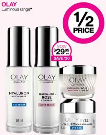 Priceline OLAY Luminous range offer
