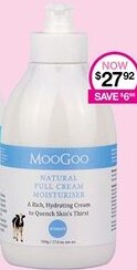 Priceline MooGoo NATURAL FULL CREAM MOISTURISER offer