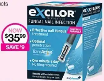 Priceline EXCILOR FUNGAL NAIL INFECTION offer