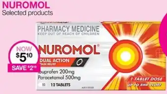 Priceline NUROMOL DUAL ACTION PAIN RELIEF offer
