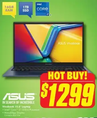The Good Guys Vivobook 15.6" Laptop offer