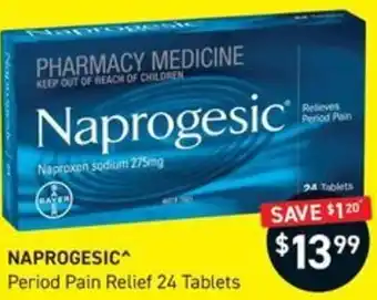 Naprogesic Period Pain Relief 24 Tablets