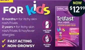 Chemist King Telfast ORAL LIQUID HAYFEVER ALLERGY RELIEF offer