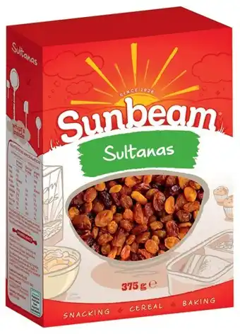 IGA Sunbeam Sultanas 375g offer