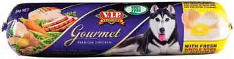 IGA V.I.P. Dog Food Roll 3kg Selected Varieties (From the Meat Dept) offer