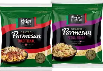 IGA Perfect Italiano Grated or Shaved Parmesan 125g Selected Varieties offer