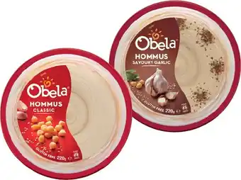 IGA Obela Hommus Dip 220g Selected Varieties offer