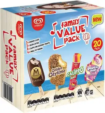 IGA Streets Ice Cream Family Value 20 Pack offer