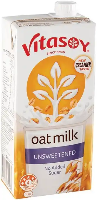 IGA Vitasoy Long Life Oat Milk 1 Litre offer