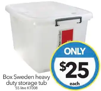 Cheap as Chips Box Sweden heavy duty storage tub offer