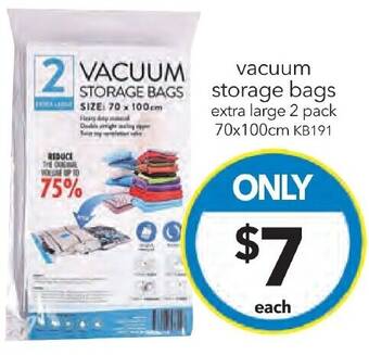 Coles vacuum storage discount bags