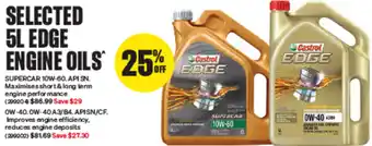 SuperCheap Auto SELECTED 5L EDGE ENGINE OILS offer