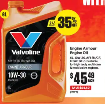 SuperCheap Auto Engine Armour Engine Oil 6L offer