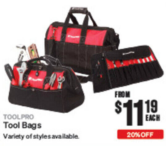 Tool bag supercheap hot sale