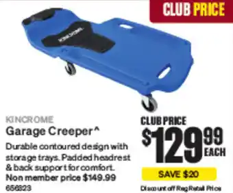 SuperCheap Auto KINCROME Garage Creeper offer