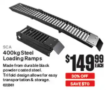 SuperCheap Auto SCA 400kg Steel Loading Ramps offer