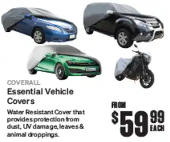 SuperCheap Auto COVERALL Essential Vehicle Covers offer