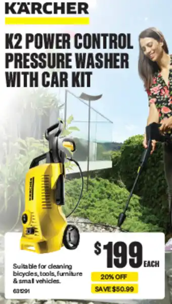 SuperCheap Auto KÄRCHER K2 POWER CONTROL PRESSURE WASHER WITH CAR KIT offer